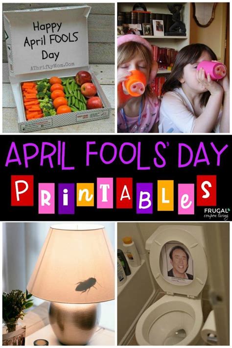 Printable April Fools Pranks